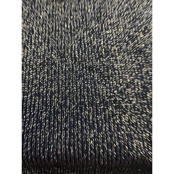 Carly Blake Women’s Vintage Holiday Sweater Gold Black Metallic M USA RN 63595 - Picture 7 of 7